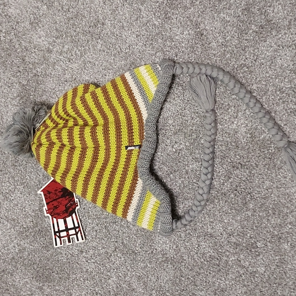 NWT Knit Earflap Beanie